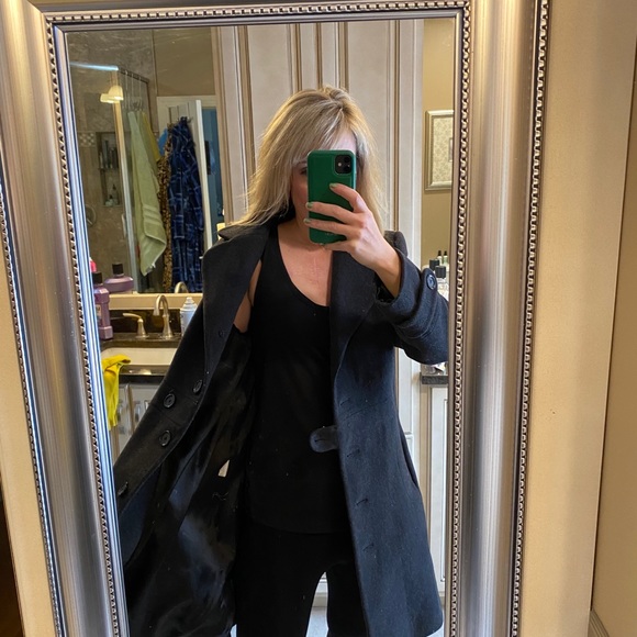 EC Preston & York CharcoalGrey wool coat - Picture 14 of 16